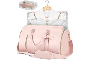 STHMEOOHT Kleidersäcke für Reisen für Damen, Rosa und Violett, Pink, Carry-on 20-Inch, Niedlich