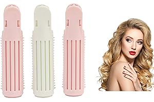 QSLKI 3 Pcs Pinzas de Pelo para Esponjosas, Pinza para dar volumen a la raíz del cabello, Rizador de Raíces y Rizador de Pelo Esponjoso, Esponjoso Ondulado Herramienta
