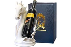 YINGAVERSAI Weinflaschenhalter Weinregale Tischplatte Pferdestatue als Zuhause Küche Weinkeller Dekorative Aufbewahrung Organizer, Pferd-Skulptur Pferde-Dekor Pferd Geschenke für Mädchen Männer Frauen