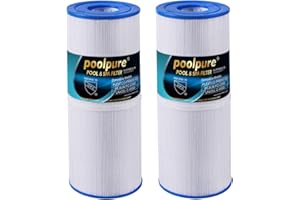 POOLPURE 2 stück Spa Filter Hot Tub Filter Ersatz für Pleatco PRB50-IN, PRB501N, Unicel C-4950, Filbur FC-2390, 50 m² Spa-Filterpatrone 5 x 13 (rechnung vorhanden)