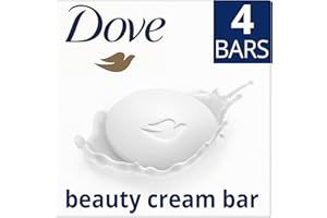 Dove Original Beauty Bar Soap with ¼ moisturising cream for softer, smoother, healthier-looking skin 4x 90 g
