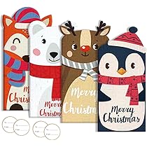 Étiquettes Autocollantes De Noël - Lot De 252 - 28 Modèles Différents Pour Emballage Cadeaux Et Décoration
