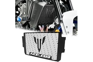 QIDIAN Moto en Acier Inoxydable Moteur Radiateur Grille Guard Gill Cover Protector pour MT09 FZ09 MT-09 FZ-09 SP Tracer 900 GT / XSR900 2021-2022 2023 Accessoires de Style