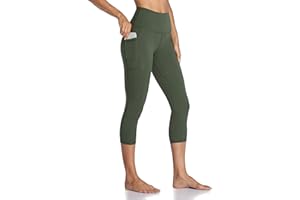 COLORFULKOALA Colofulkoala Mallas Deporte Mujer 3/4 Leggins Deportivos Mujer con Bolsillos Leggins Mujer Vestir, Leggings Push Up para Yoga Gym Pilates Running Fitness