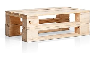 SUEÑOS ZZZ Mesa de Jardin de palets Madera. para Conjuntos de Muebles de Jardin, mesita de Centro para Exterior. Palet de Madera