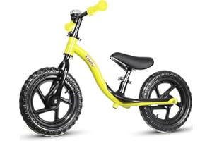 KRIDDO Bicicletta Senza Pedali per Bambini di 2 Anni, Età 24 Mesi a 5 Anni, Bicicletta Interattiva per Apprendimento Precoce con Stabilità, Regalo per Bambini e Bambine di 2-5 Anni