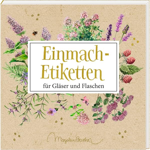 Produktbild von Kirsche Vinyl-Etiketten Für Konserven, 52 X 75 Mm, 12 Stück