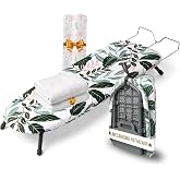 Homellence Folding Ironing Board, Small Table Top (Green) | 2026 Space-Saving Patented Folding Mechanism for Table or Counter