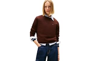 Tommy Jeans Donna Pullover Crew Neck Scollo Rotondo
