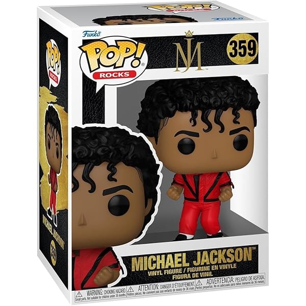 POP Rocks: Michael Jackson - Thriller Funko Vinyl Figure (Bundled