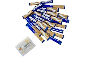 Completa Kaffeeweißer Creamer Mini Sticks 20x 2,5g für Urlaub, Freizeit, Camping + Benefux. Erfrischungstuch 50 g