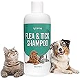 Flea & Tick Cat & Dog Shampoo by Petsly - 500ml - Fast-Acting pH balanced & Natural Cat & Dog Flea Shampoo Kills Fleas and Eggs, Anti-Itch, Highly Effective with Aloe Vera, Tea Tree & Eucalyptus Oils