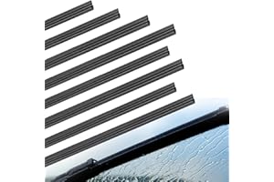 HOMURY 8 Stück Scheibenwischer Schneider, Scheibenwischer Gummi (800mm), Universal Wischergummi Scheibenwischer, zuschneidbare Ersatz Scheibenwischer, Kompatibel mit Allen Scheibenwischern