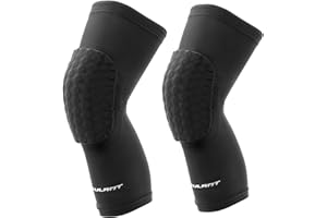 EULANT Knee Pads & Elbow Pads, Goalkeeper Protective Pads, Hex Pad Shooter Sleeve for Volleyball Basketball Football Running Yoga, Crashproof & Anti Slip,M