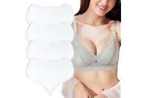 TSHAOUN Lot de 4 patchs anti-rides en silicone réutilisables,Coussinets Anti-rides pour la Poitrine, Patchs Anti-rides Décolletés,Tampon Poitrine en Silicone Réutilisable Patch de Lisser Peau (4PCS)