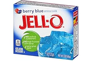 Jello Berry Blue Gelatin Dessert Jell-O 3oz 85g (2 packs)