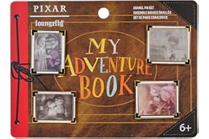 Loungefly Pixar Up 15th Anniversary Adventure Book 4 Piece Pin Set