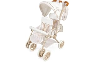 DE CUEVAS TOYS Carro de Muñecas Silla Gemelar Plegable Verona DeCuevas 90378