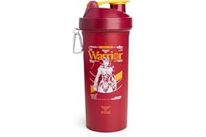 Smartshake Bottiglia shaker per proteine per miscele di proteine, 935,5 g, tazze shaker per frullati proteici, bottiglia shaker per proteine, shaker senza BPA, Wonder Women