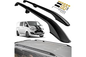 CHROMEMASTER | Compatibili con Ford Transit Custom Short 2013-2023 | Barre Trasversali da Tetto, Mancorrenti sul Tetto | Sono Utilizzate per il Montaggio di Portapacchi, Box da Tetto o Portabiciclette