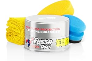 detailmate - Sigillante Soft99 Fusso Coat, protezione per la vernice della carrozzeria, consistenza dura, per colori scuri, durata fino a 12 mesi, 200 gr