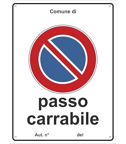 Cartello Divieto Di Sosta 20x31 Cm - Con Adesivo Vinile E Pannello Forex | Segnaletica Parcheggio - Foto 2