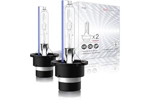 Sinoparcel D4S Xenón HID Bombillas de Faros - 8000K 35W Haz Baja y Alta Luces de Reemplazo 42402 66440 42402XV - Paquede de 2