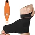 COMNICO Wrist Brace, Ultra-Thin Compression Strap Adjustable Wrist Wrap Elastic Sport Wrist Support for Women Men Sports Work Tendonitis Carpal Tunnel Arthritis