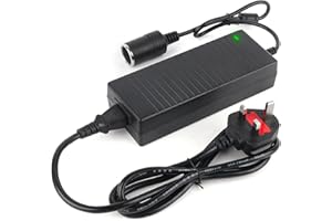 CLIUNT AC 220V to DC 12V Converter, Mains to 12V Adapter, 120W 10A Power Supply Car Socket, Cigarette Lighter Socket Transformer,Car Charger Power Converter for Car Refrigerator/Vacuum Cleaner