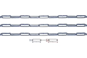 FP INOX Chaine Maillon Long Diamètre 2mm Longueur 10 Mètres 316 - A4
