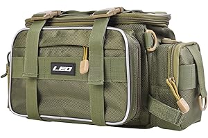 Lixada Multifuncional Bolsa de Pesca Al Aire Libre Bolsa de Hombro Bolsa de Cintura Pack Señuelos de Pesca Tackle Bolsa (ejército verde), ejército verde, Modern