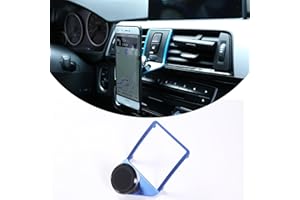 DIYUCAR Soporte de teléfono móvil para rejilla de ventilación de coche para 1 3 4 Series GT F21 F22 F23 F30 F31 F34 F32 F33 F34 F35 F36 F80 F82 M4 2013-2019 (azul claro)