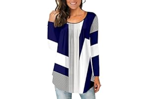 CHICZONE Ladies Tops Short Sleeve Blouse Crew Neck Tunic for Women Floral Henley Shirts for Leggings Loose Fit