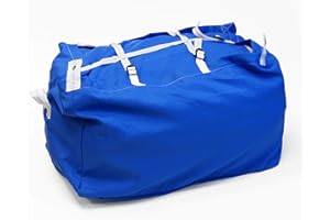 Commercial Linen Laundry Hamper Bags | X-Large Heavy Duty Washable and Reusable | CarebyMail Healthcare (Blue)