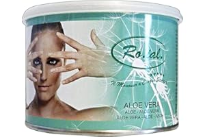 Set 24 ROIAL Cera Barattolo Aloe Vera 400 Ml. Cura del corpo