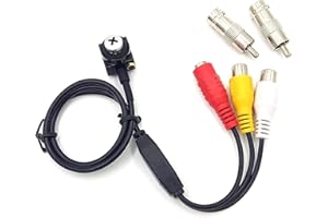 CNDST Cámara de Seguridad Mini de Alta definición de CCTV 3,6 mm 90 Grados 1000tvl pequeña cámara de vigilancia de CCTV Interior (DST-290PS)