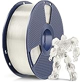 SUNLU PETG Filament 1.8mm, 1kg Spool, Petg White Transparent | Unsurpassed Durability and Flexibility, High Strength, PETG Fi