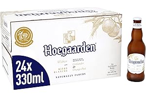 Hoegaarden Belgian Wheat Beer Bottle, 24 x 330 ml