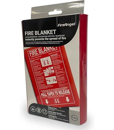 Couverture Anti-feu SICLI 1,20x1,80m (2,16 M²) - Pour Cuisine, Atelier, Voiture, Livraison Gratuite