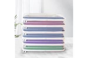 BAOFU Bliss Bins Zippered Pouch Hard, Bliss Bin Zippered Hard Pouch, Toy Container Bins Bliss Bins, Plastic Storage Containers Box, Clear Stackable Storage Bins Bliss Bin Toy Storage Bin, Pencil Case (S)