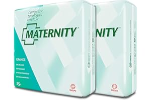 INDASEC Indas Compresas Tocológicas Maternity de Celulosa Pack de 2 - Confort y Seguridad Postparto, 50 Unidades Total