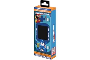 MY ARCADE Megaman Pixel Player : Jeu vidéo sous Licence Officielle Megaman, Porte-clés d'arcade Portable, Jeux pour Enfants et Adultes