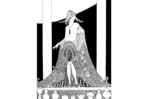 Wee Blue Coo Painting Portrait Drawing Deco Lady Illustration Art Print Poster Wall Decor 12X16 Inch