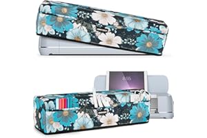 Amoigee Dust Cover for Cricut Explore Air 2, Explore 3 - Maker Cover with Pockets for Cricut Accessories