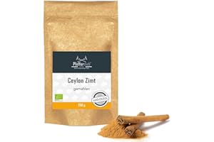 ‎PFEFFERDIEB Ceylon Zimt BIO, gemahlen, Rohkostqualität, 100% echtes Zimt direkt und erntefrisch aus Sri Lanka, Pulver 250g - Pfefferdieb®