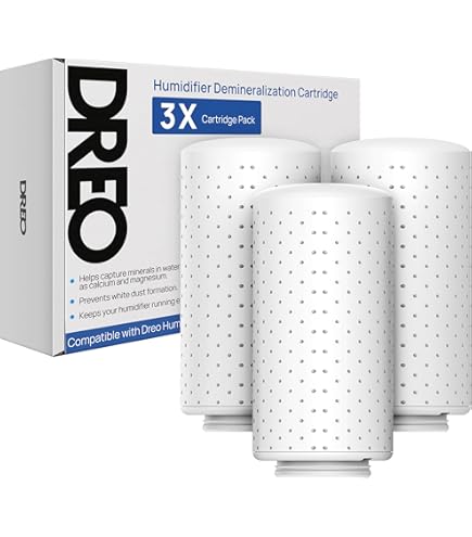 4 Cartucce Per Umidificatori DREO – Con Tecnologia Agli Ioni D'argento E Filtrazione A 3 Strati, Compatibili Con HM306, HM311, HM524