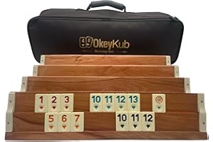 STAR OYUN ALETLERI Holz Rummy Set mit Melamin Steine Echtholz Ahsap Okey Takimi