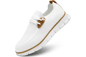 KEEZMZ Scarpe da Barca Uomo Comode Scarpe da Ginnastica Basse Slip On Loafer Mocassini Leggera Sneaker Scarpe da Guida Casual