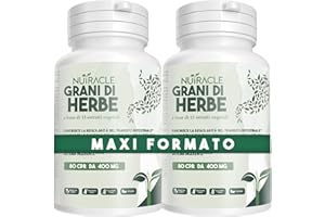 Nutracle Grani di Herbe 160 compresse (Fornitura +4 Mesi) - 13 Erbe per Intestino Pigro Contro Stitichezza Forte e Pancia Gonfia | Integratore Transito Intestinale (160 unità (Confezione da 2))