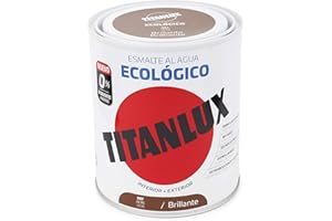 Titanlux - Esmalte Agua Ecologico Brillante, Ocre, 750ML (ref. 00T058734)